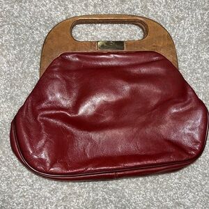 etienne aigner red purse